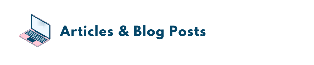 Articles and blogs