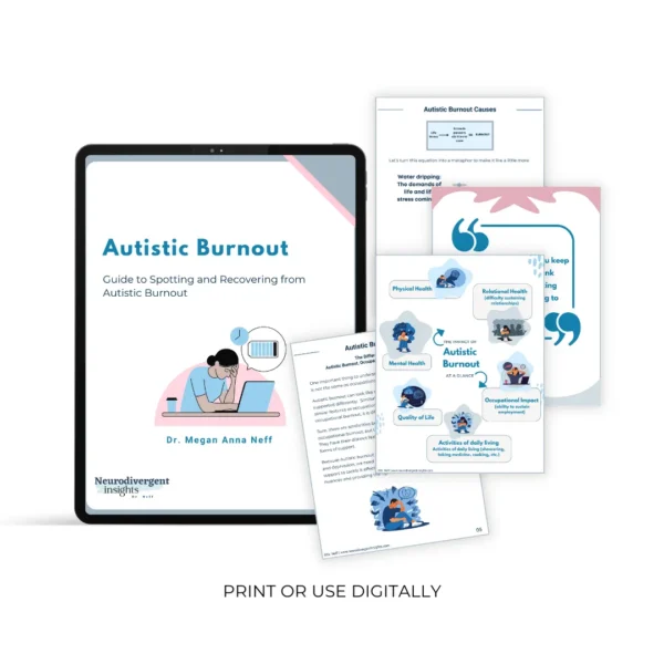 Autistic Burnout Workbook and Toolkit (Personal Use) - Image 4