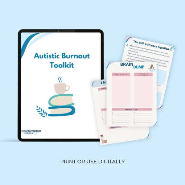 Autistic Burnout Workbook and Toolkit (Personal Use) - Image 5