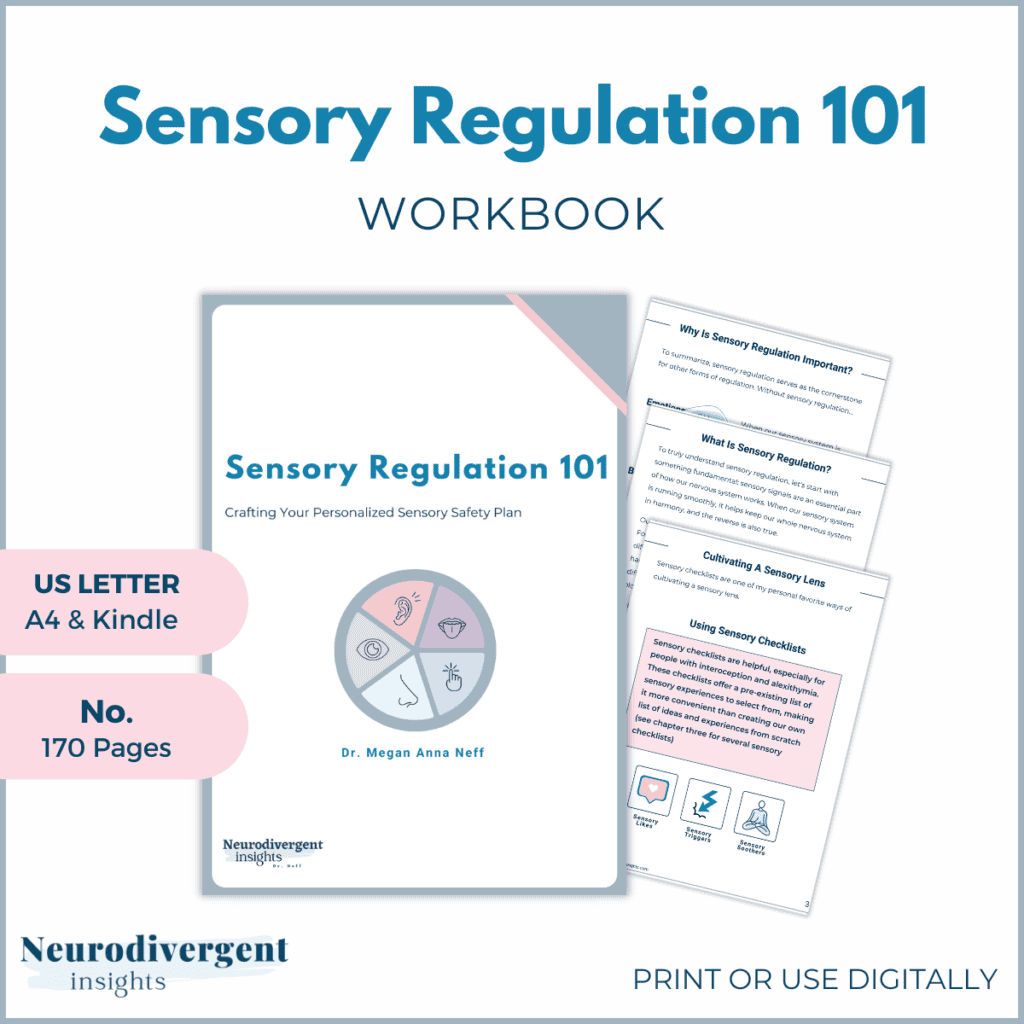 Sensory Regulation 101 Workbook