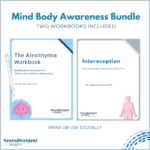 Image of alexithymia and interoception workbooks