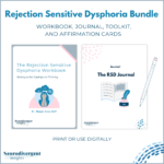 Image of Rejection Sensitive Dysphoria workbook and journal