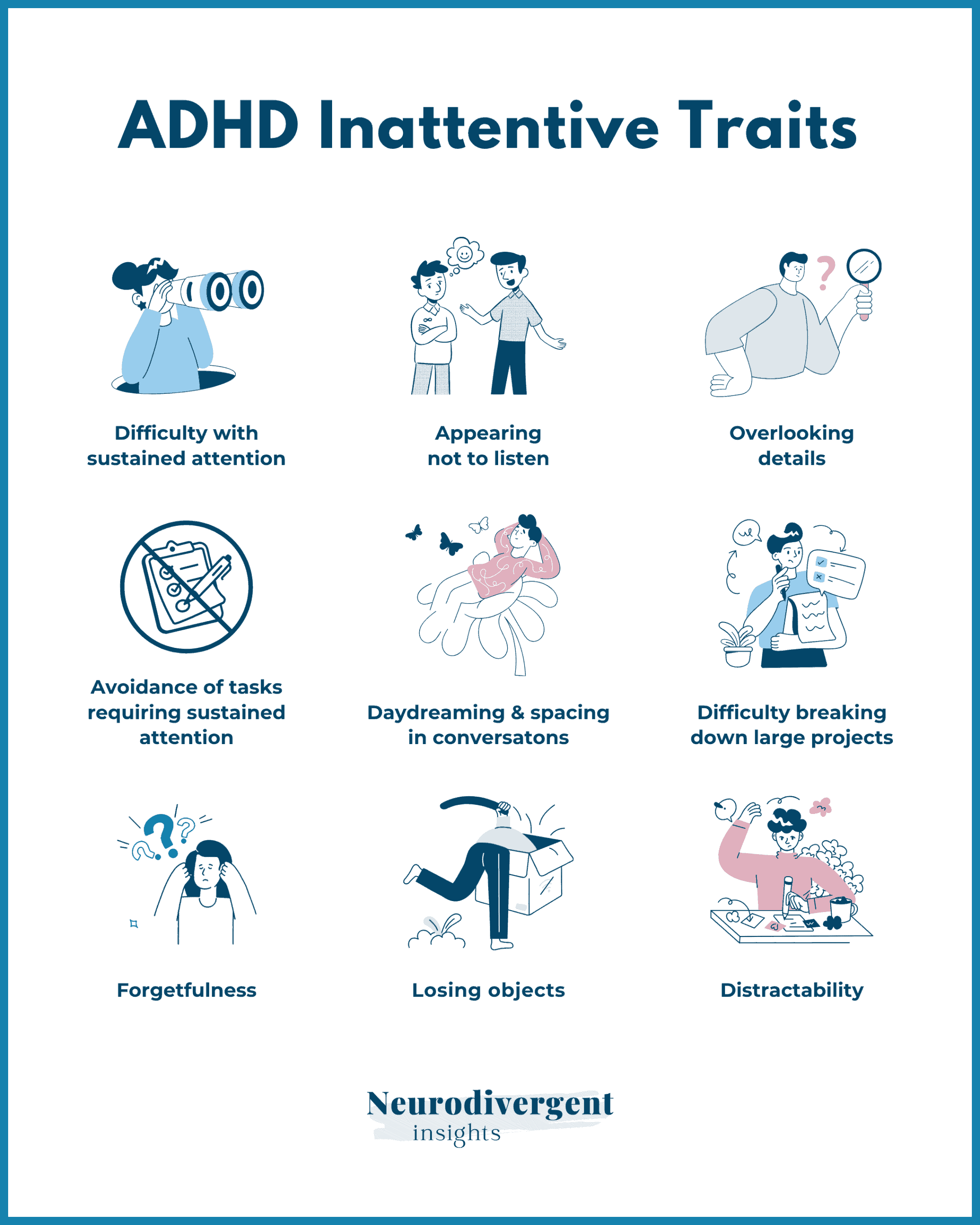 The 3 Types of ADHD: Inattentive, Hyperactive & Combined